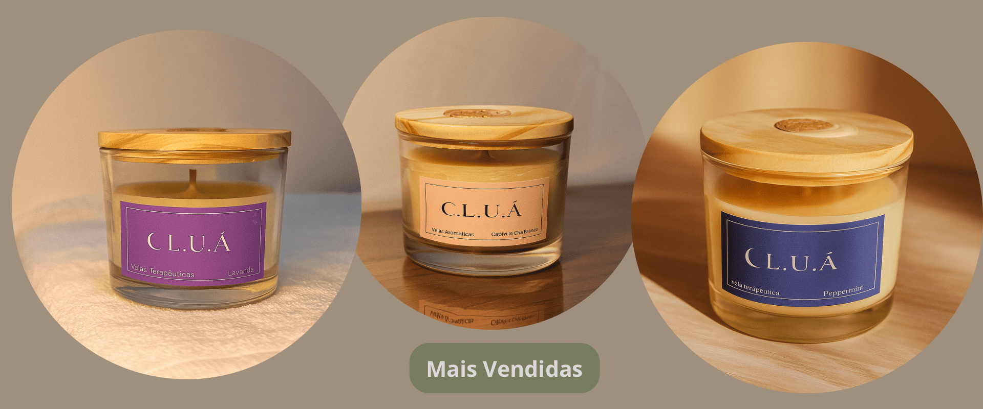 Velas Aromáticas Veganas e Terapêuticas